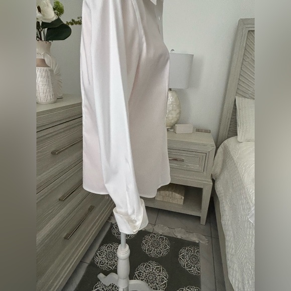 Calvin Klein Crisp White Button-Down Shirt - Picture 5 of 16